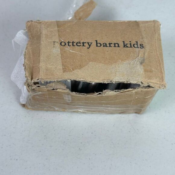 Pottery Barn Set of 8 Round Brushed Nickel Metal Round Ring - Picture 3 of 7